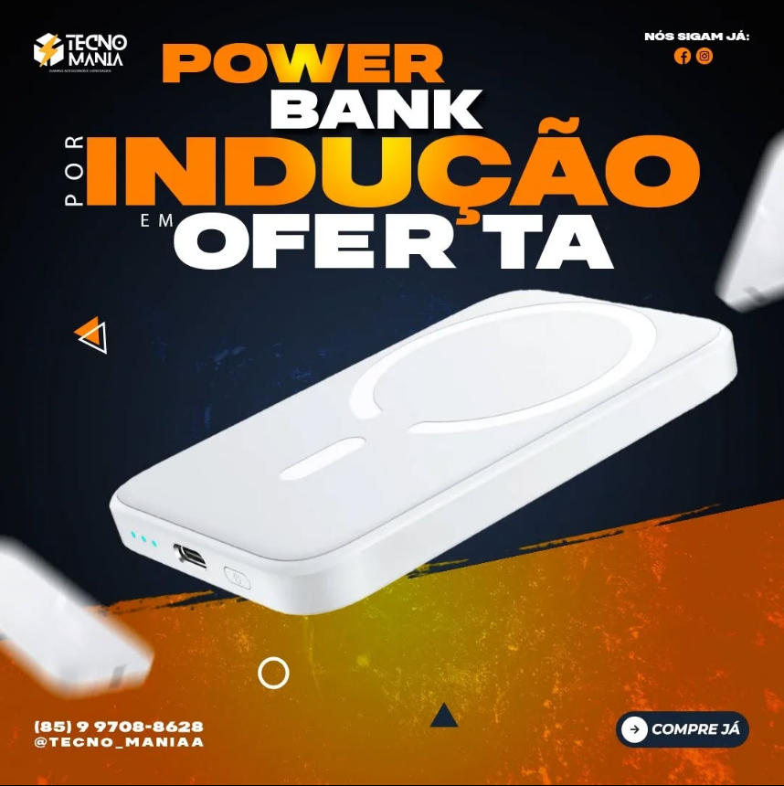 Power Bank por Indução em Oferta